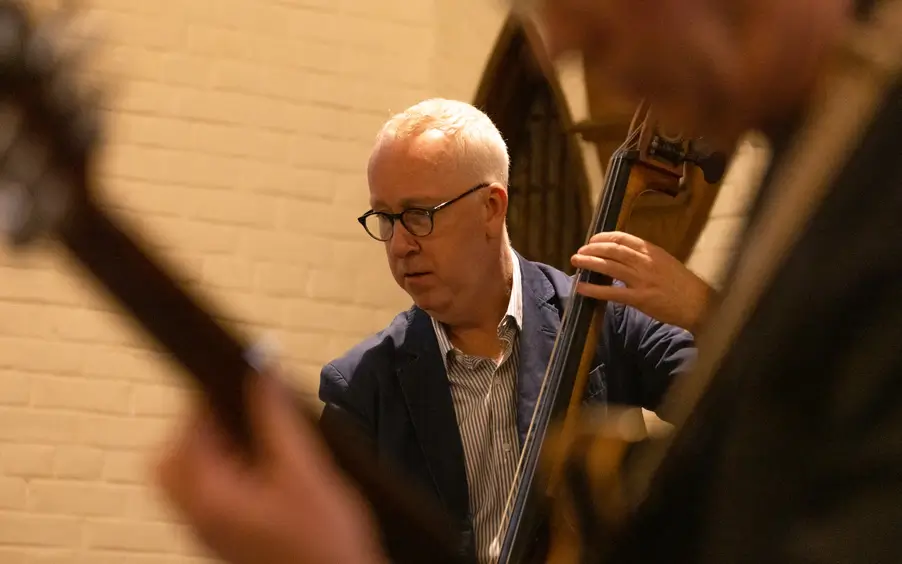 Pianist Luke Bell playing at StirlingFest in the Anglican Church