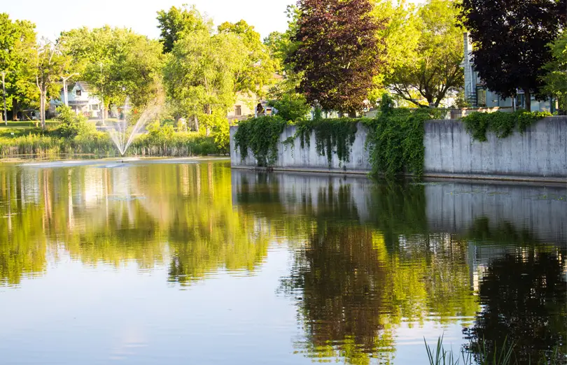 Millpond in Stirling, ON